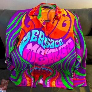 Versace Medusa Music Silk Shirt